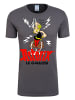 Logoshirt T-Shirt Asterix Le Gaulois in grau