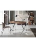 Angel Cerdá Schreibtisch 3015 in Walnuss / Stahl – (B)120 x (H)76 x (T)61 cm