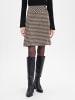 Franco Callegari Minirock in schwarz beige