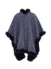 fraully Poncho in Marine