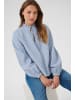 Kaffe Langarm-Bluse KAmilina Baggy fit in Windward blue melange stripe
