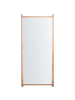 Beliani Wandspiegel CANET in Braun - (W) 90 x (H) 200 x (L) 8 cm Vertikal