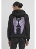 Mister Tee Mister Tee Angels Club Ladies Fluffy Hoody in black