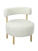 HOMCOM Einzelsessel in Cremeweiß 67L x 67B x 71H cm
