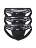 Nike Jockstrap 3er Pack in Schwarz