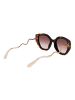 Roberto Cavalli Frauen Sonnenbrille Schmetterling Schwarz