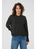 Kaffe Strickpullover KAlizza Baggy fit in Dark Grey Melange
