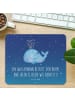 Mr. & Mrs. Panda Mousepad Wassermann Ideenflug mit Spruch in Sternenhimmel Blau