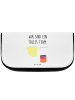 Mr. & Mrs. Panda Make-up-Tasche Toast Marmelade mit Spruch in Weiß