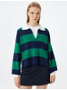 KOTON Sweater in Marineblau Gestreift