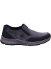 rieker Slipper in schwarz/graphit
