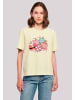 F4NT4STIC Tee Pink Cute Weihnachten Tree Balls in softyellow