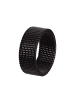 Steel_Art elastischer Mesh-Ring Alexa schwarz farben in Schwarz