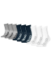 HEAD Socken 9er Pack in Grau/Schwarz