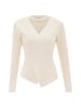 faina Women Sweater in Wollweiss