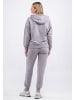 Tom Barron Trainingsanzug Tracksuit With Half Zip Cangoroo Pocket Badge On Chest in GRAU