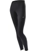 Löffler Leggings Laufhose Tight in Schwarz