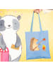 Mr. & Mrs. Panda Shopping Tasche Igel Grillen ohne Spruch in Sky Blue