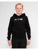 BIDI BADU New York Junior Chill Hoody - black, mixed in Schwarz/mehrfarbig