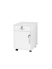 relaxdays Rollcontainer in Weiß - (B)40 x (H)57 x (T)40 cm