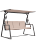 Outsunny Hollywoodschaukel 205L x 130B x 175H cm Khaki