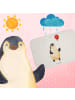 Mr. & Mrs. Panda Badvorleger Pinguin Luftballon ohne Spruch in Weiß