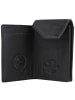 Greenland Nature Black Nappa Geldbörse RFID Leder 7 cm schwarz