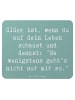 Mr. & Mrs. Panda Maus Pad Spruch Glück GemeinMensch mit Spruch in Meeresbrise
