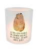 Mr. & Mrs. Panda Kerzenhalter Murmeltier mit Spruch in Transparent