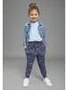 Kidsworld Jerseyhose in marine gemustert