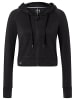 super.natural Merino Hoodie W LIQUID FLOW HOODIE in schwarz