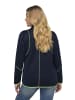 LAURASØN Sweatjacke in marine-melange