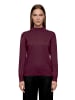 Betty Barclay Basic-Strickpullover mit Stehkragen in Maroon Banner