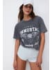 NO MATTER WHAT Shirt in Anthrazit