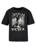 F4NT4STIC Ladies Everyday Tee Justin Bieber Purpose Album Cover in schwarz