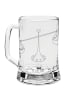 Mr. & Mrs. Panda Gravur Bierkrug Sternzeichen Waage ohne Spruch in Transparent
