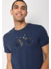 GreenBomb T-Shirt Bike Knut in Marineblau