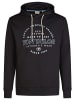 Tom Tailor Pullover Printed Hoodie in Schwarz