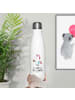 Mr. & Mrs. Panda Wasserflasche Einhorn Muffin mit Spruch in Weiß