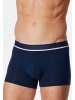 Schiesser Retro Short / Pant 95/5 Cotton in Schwarz / Blau / Grau