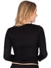 Nina von C. Langarm Shirt in schwarz