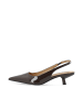 Bianco Kitten Heels in BrownPatent1