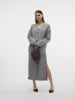 Vero Moda Strickkleid in Dark Grey Melange