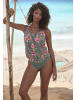LASCANA Tankini-Top in oliv bedruckt