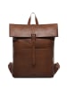 SID & VAIN Leder-Rucksack Leder Backpack Herren CLAY in braun