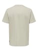 Only&Sons Weiches Rundhals T-Shirt Kurzarm ONSSMART Basic Shirt in Beige-2