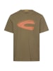Camel Active T-Shirt mit Print in Olivgrün