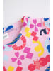 Coccodrillo Baumwollkleid mit kurzen Ärmeln in bunt