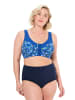 Ulla Popken Entlastungs-BH in jeans blau