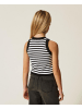 Twinset Top 10822363644246 Schwarz